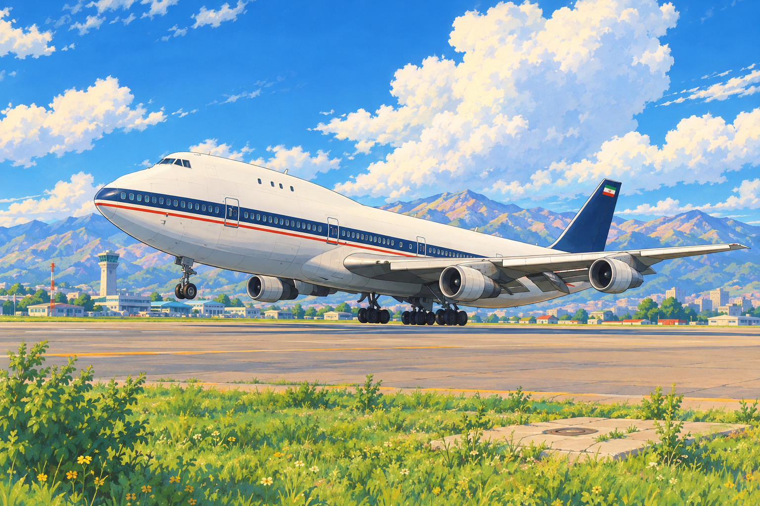 747-100 IRIAF